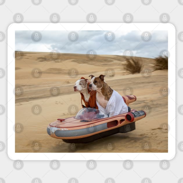 Joy ride 2 Magnet by TeamPitCrewDogs